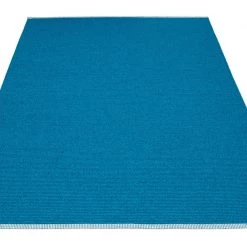 Pappelina Mono Petrol & Light Petrol Rug 35 Pappelina Mono Petrol & Light Petrol Rug