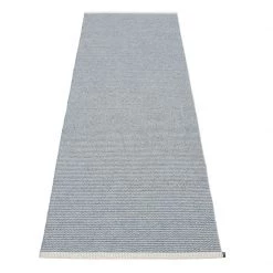 Pappelina Mono Storm & Light Grey Runner Rug