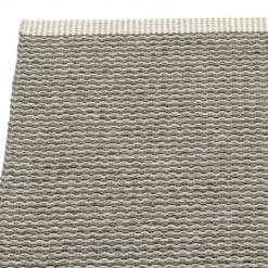Pappelina Mono Warm Grey & Charcoal Rug Rugs