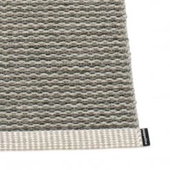 Pappelina Mono Warm Grey & Charcoal Rug Rugs