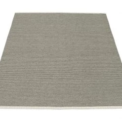 Pappelina Mono Warm Grey & Charcoal Rug Rugs