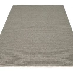 Pappelina Mono Warm Grey & Charcoal Rug Rugs