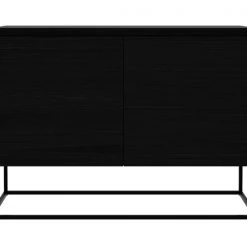 Ethnicraft Modern Dining Monolit Oak Sideboard With 2 Doors 14 Ethnicraft Modern Dining Monolit Oak Sideboard With 2 Doors