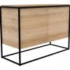 Ethnicraft Modern Dining Monolit Oak Sideboard With 2 Doors