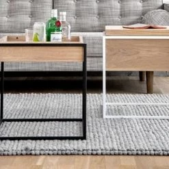 Ethnicraft Accent Tables Monolit Oak Small Side Table 12 Ethnicraft Accent Tables Monolit Oak Small Side Table