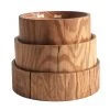 Ethnicraft Natural Pine Bowls (set Of 3)