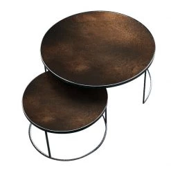 Ethnicraft Nesting Coffee Table (set Of 2) 24 Ethnicraft Nesting Coffee Table (set Of 2)
