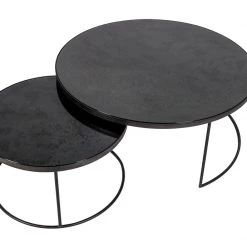 Ethnicraft Nesting Coffee Table (set Of 2)