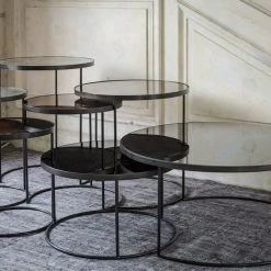 Ethnicraft Nesting Coffee Table (set Of 2) 20 Ethnicraft Nesting Coffee Table (set Of 2)