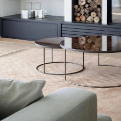 Ethnicraft Nesting Coffee Table (set Of 2)