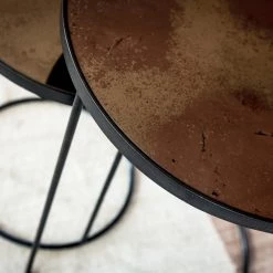 Ethnicraft Nesting Side Table (set Of 2)