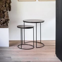 Ethnicraft Nesting Side Table (set Of 2)