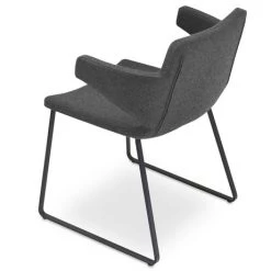 SohoConcept Nevada Arm Sled Dining Chair