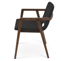 SohoConcept Modern Dining Nevada Arm Wood Chair