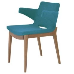 SohoConcept Nevada Wood Arm Dining Chair Modern Dining