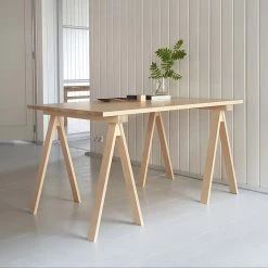 Nikari Entryway Benches Arkitecture Trestle Leg Pair