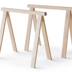 Nikari Entryway Benches Arkitecture Trestle Leg Pair
