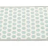 Pappelina Noa Pale Turquoise & Vanilla With Warm Grey Edge Runner Rug
