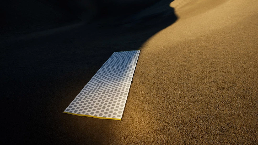 Pappelina Noa Warm Grey & Vanilla With Mustard Edge Runner Rug 4 Pappelina Noa Warm Grey & Vanilla With Mustard Edge Runner Rug