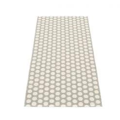 Pappelina Noa Warm Grey & Vanilla With Mustard Edge Runner Rug 21 Pappelina Noa Warm Grey & Vanilla With Mustard Edge Runner Rug