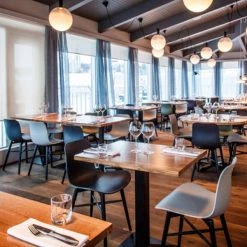 NORR11 Langue Wood Dining Chair Modern Dining