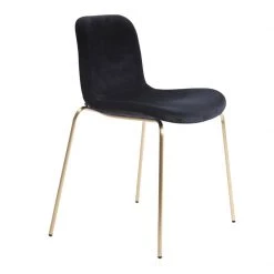 NORR11 Modern Dining Langue Soft Stack Steel Dining Chair