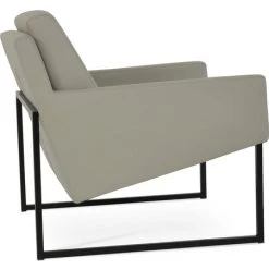 SohoConcept Nova Black Sled Armchair Modern Living