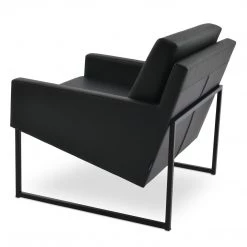 SohoConcept Nova Black Sled Armchair Modern Living