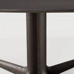 Ethnicraft Modern Dining Oak Corto Varnished Brown Dining Table