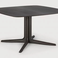 Ethnicraft Modern Dining Oak Corto Varnished Brown Dining Table