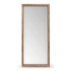 Ethnicraft Oak Light Frame Floor Mirror