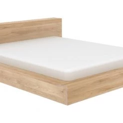 Ethnicraft Madra Oak Bed With Slats Modern Bedroom
