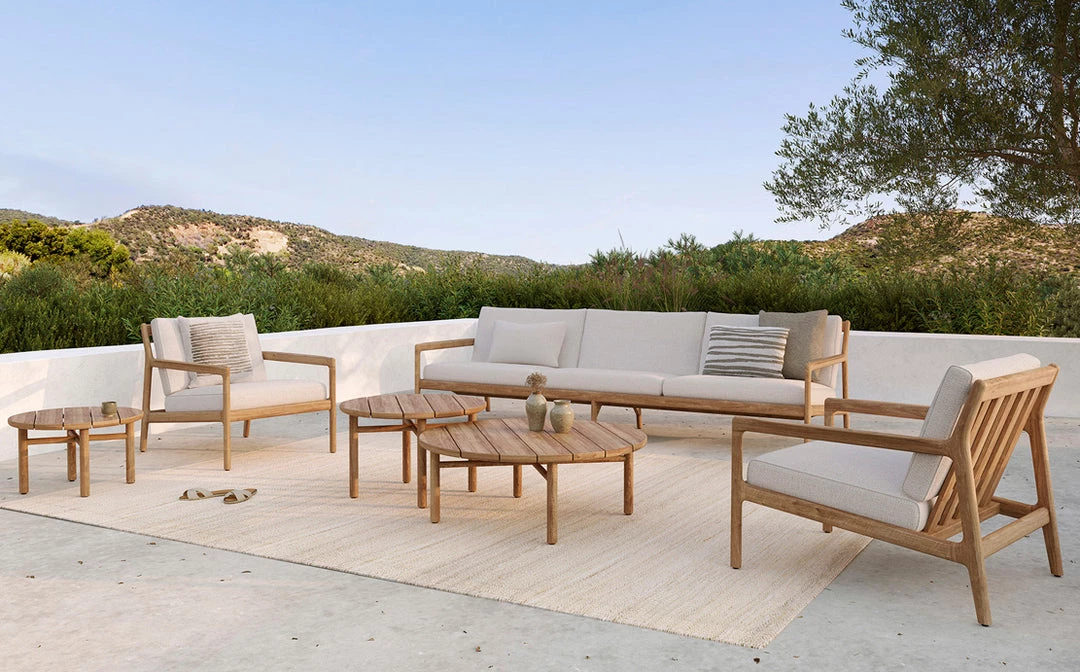 Ethnicraft Oat Boucle Outdoor Cushion 4 Ethnicraft Oat Boucle Outdoor Cushion