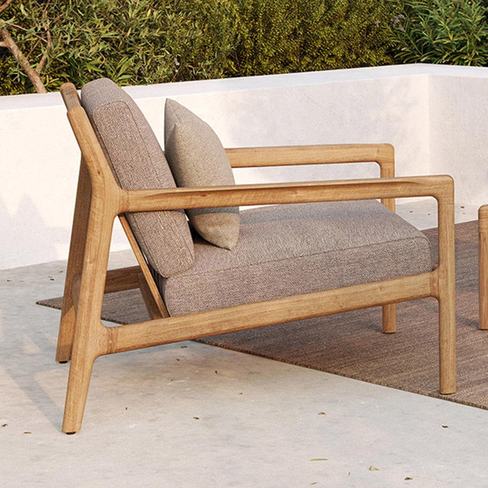 Ethnicraft Oat Boucle Outdoor Cushion 6 Ethnicraft Oat Boucle Outdoor Cushion