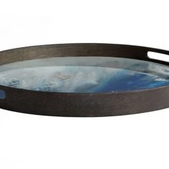 Ethnicraft Organic Glass Round Tray