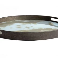 Ethnicraft Organic Glass Round Tray