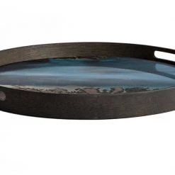 Ethnicraft Organic Glass Round Tray