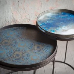 Ethnicraft Organic Glass Round Tray