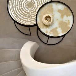 Ethnicraft Organic Glass Round Tray