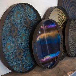 Ethnicraft Organic Glass Round Tray