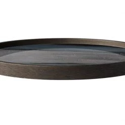 Ethnicraft Organic Glass Round Valet Tray