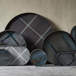 Ethnicraft Organic Oblong Glass Tray