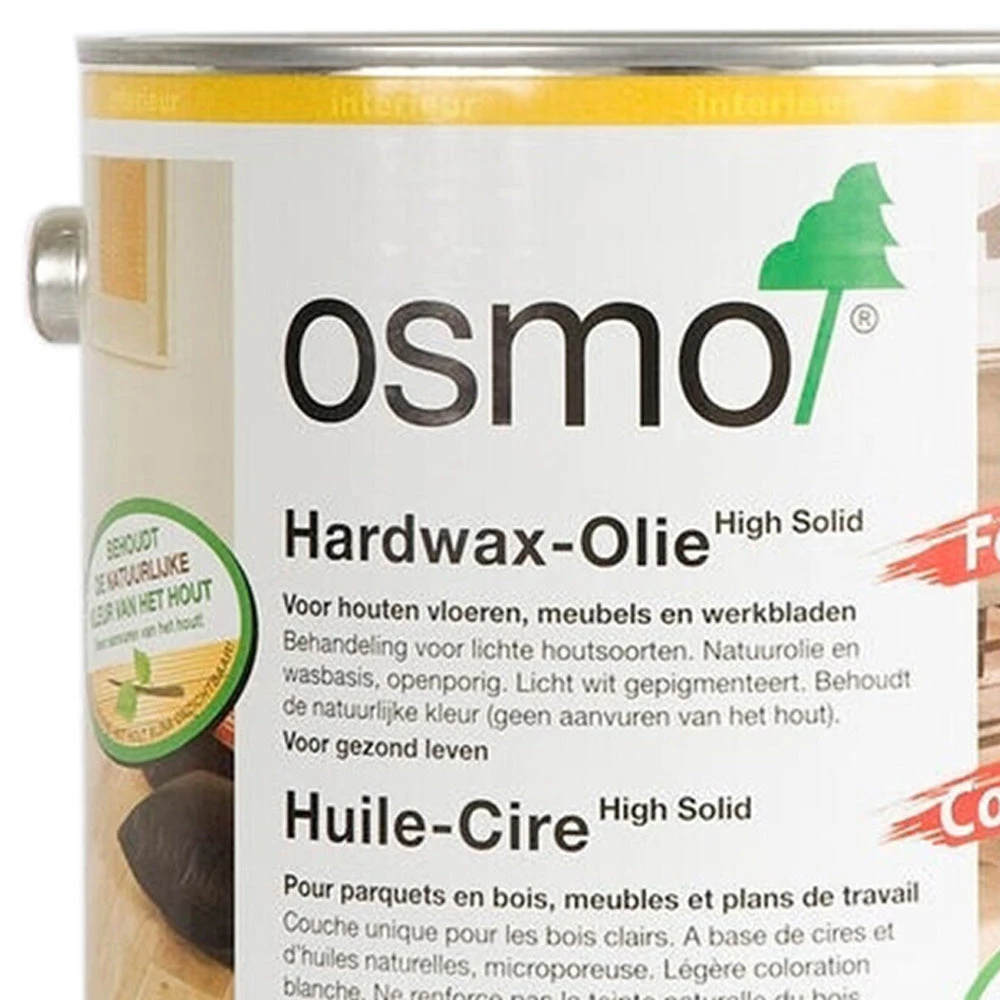 Ethnicraft Osmo Hardwax Oil White 4 Tins 5 Ethnicraft Osmo Hardwax Oil White 4 Tins