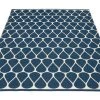 Pappelina Otis Ocean Blue & Vanilla Rug