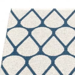 Pappelina Otis Ocean Blue & Vanilla Rug