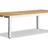 Harbour Outdoor Modern Dining Pacific Extendable Aluminum Dining Table