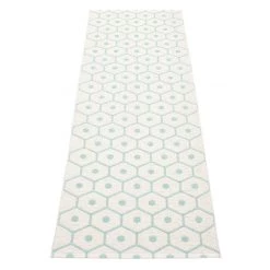 Pappelina Rugs Honey Pale Turquoise & Vanilla Runner Rug