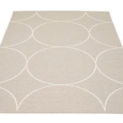 Pappelina Boo Linen & Vanilla Rug