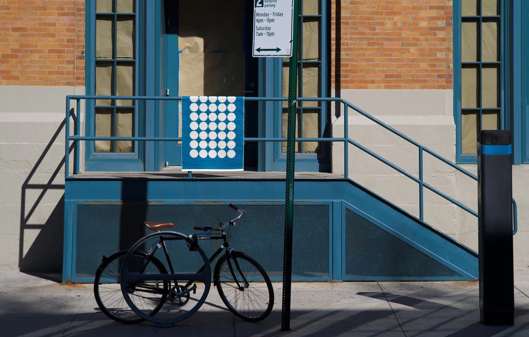 Pappelina Fia Denim & Vanilla Runner Rug 4 Pappelina Fia Denim & Vanilla Runner Rug