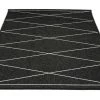 Pappelina Max Black & Vanilla Rug